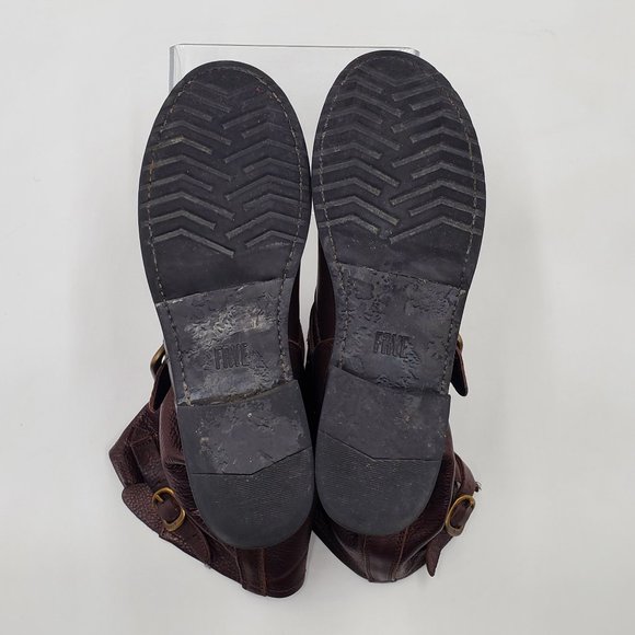 Frye Leather Moto Boots - Picture 13 of 15